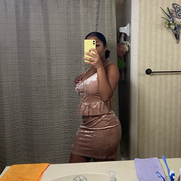 Suede light pink dress💗🌸 - Picture 4 of 6